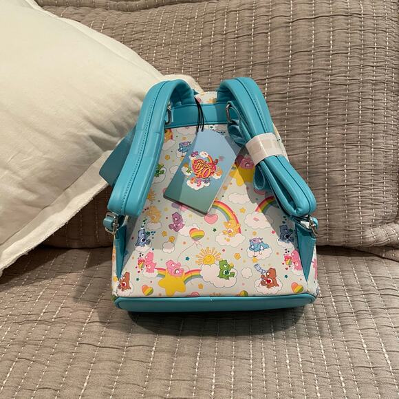 Loungefly Backpack Care Bears 40th Anniversary New - Picture 3 of 8